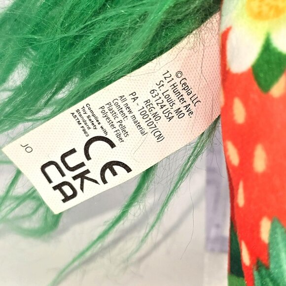 Pop Art Berrylicious Unicorn Plush Toy 6" Stuffed Animal Red Green NWT jj3725 - Picture 7 of 8